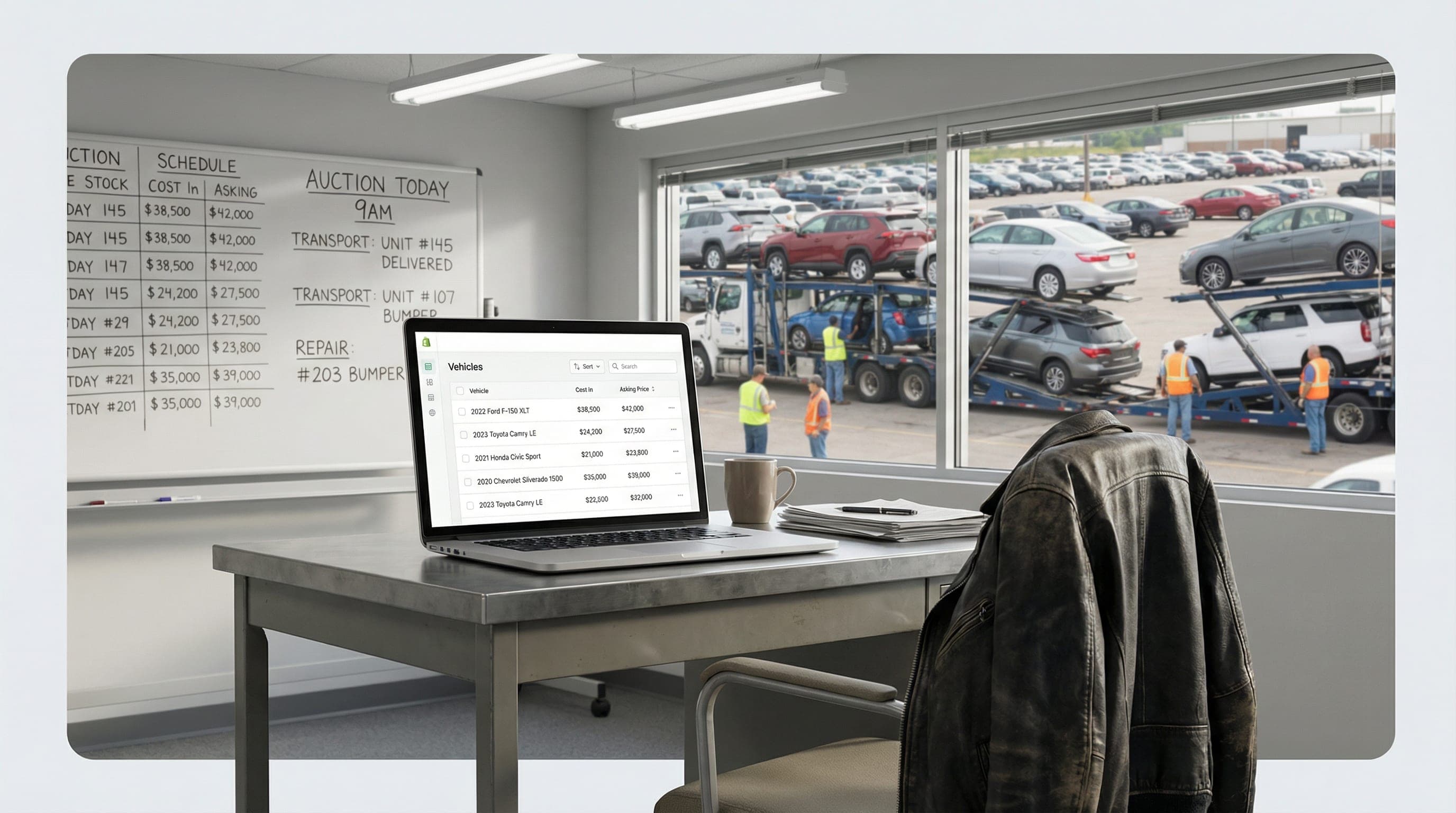 Dealer Essential dashboard for Wholesale Dealers