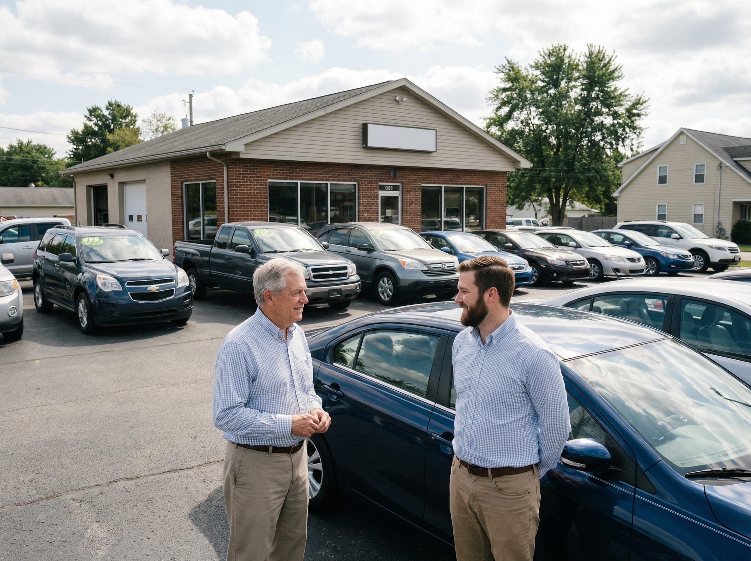 Small family-run car dealership