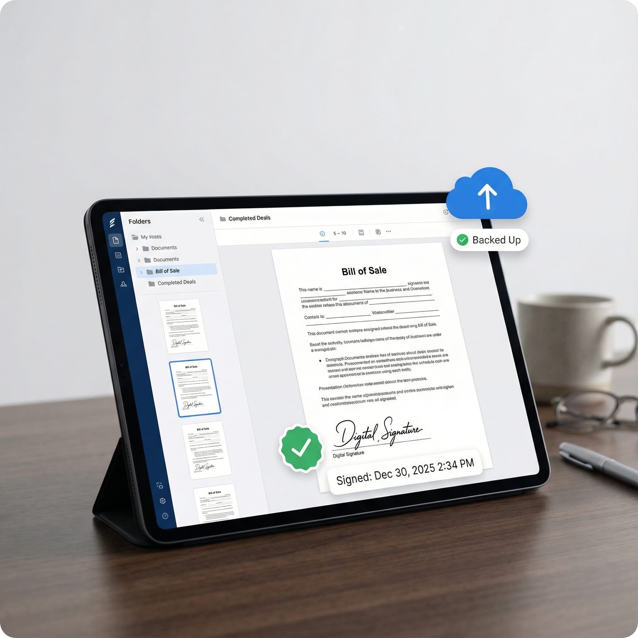 3. Signed, Sealed, Stored