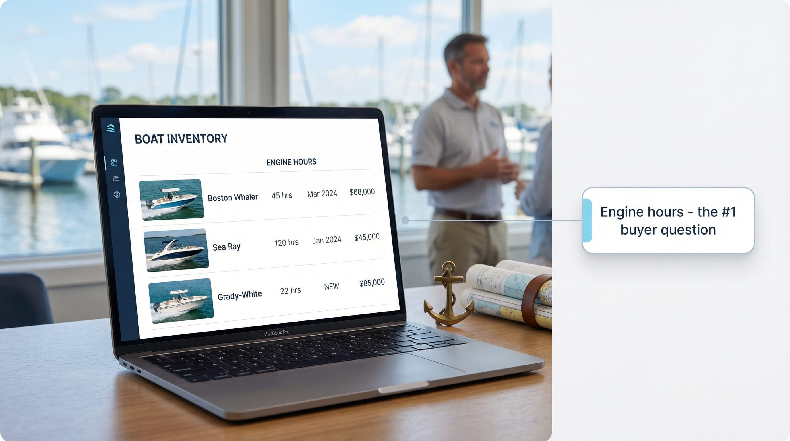 Dealer Essential dashboard for Boat Dealers