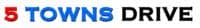 5 Towns Drive logo