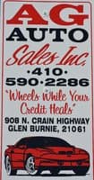 A G Auto Sales logo