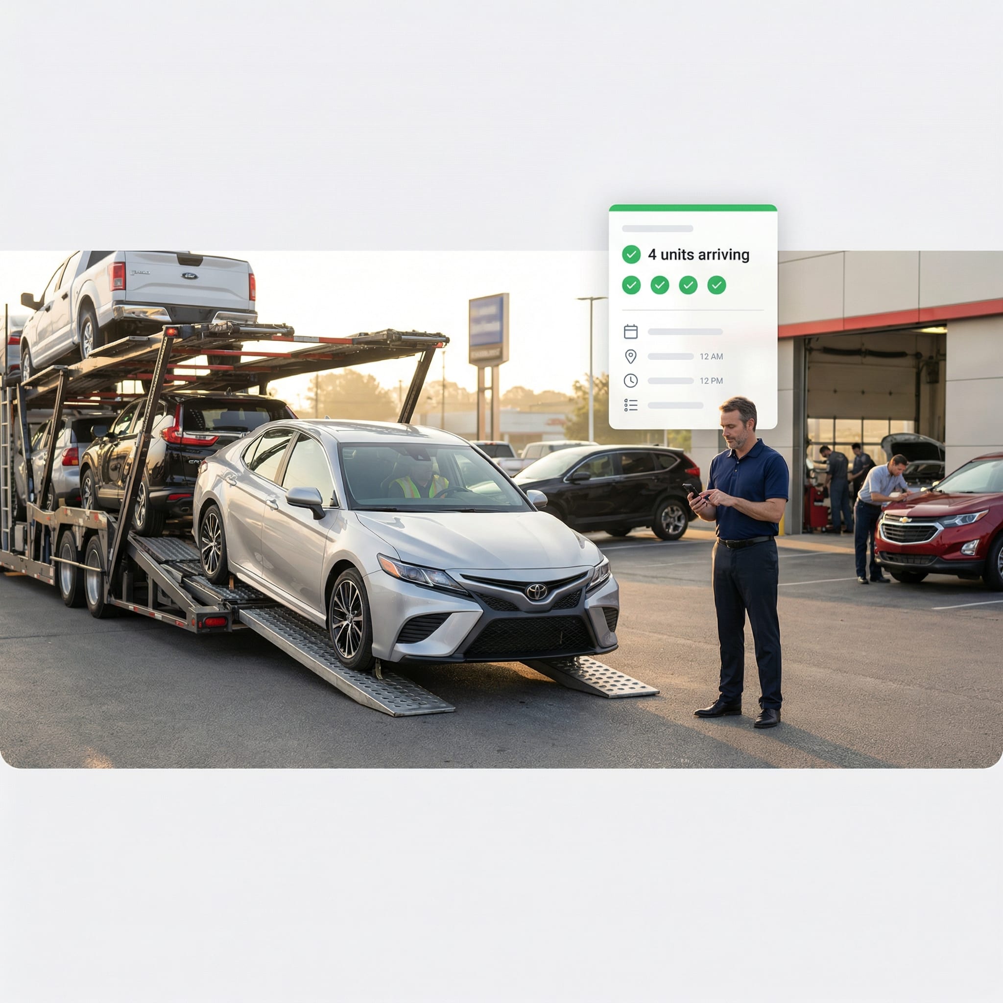 Morning: Fresh units arrive